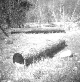 Wooden culverts near Merritt and Glenwalker Ranch