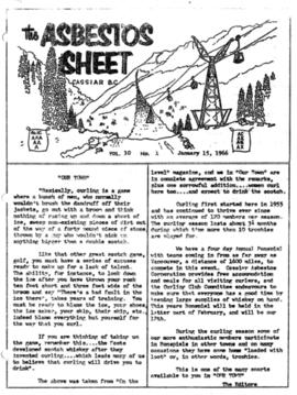 The Asbestos Sheet Jan. 1966