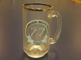 Glass mug from Recreation Association of Nova Scotia Conference