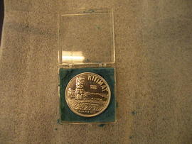 Aluminum Souvenir Coin from Kitimat, British Columbia