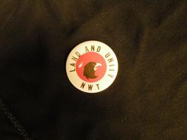 Land and Unity Northwest Territories button badge