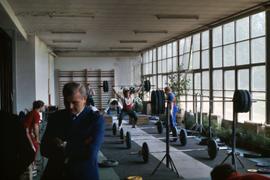 Men weightlifting in Germany