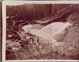 Placer mining in Hixon, BC