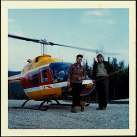Helicopter Trip - Two Men with Trans North Chopper