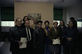 Iona Campagnolo poses for a group photo with Prince Rupert chinese senior citizens