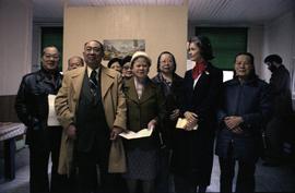 Iona Campagnolo poses for a group photo with Prince Rupert chinese senior citizens