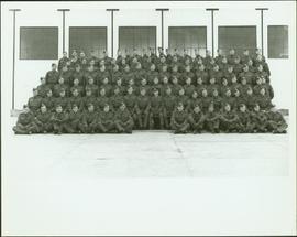 Group photo of the No. 1 Canadian Provost Corps at C.F.B. Rockcliffe