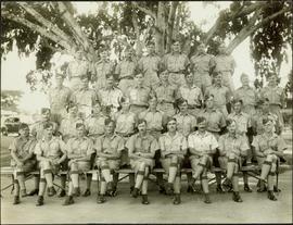 Group photo of uniformed officers in Kingston, Jamaica