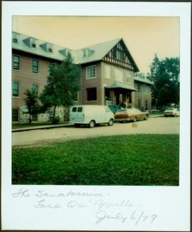 Entrance to Sanatorium at Fort Qu'Appelle, SK