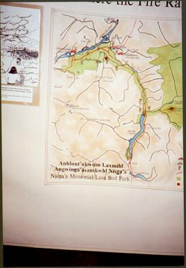 Map Featuring Nisga'a Memorial Lava Bed Park
