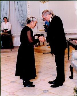 Mary John Receiving the Order of Canada
