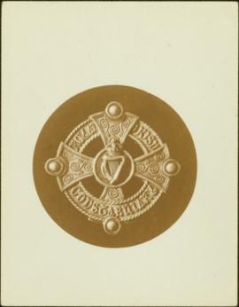 Close-up of an Royal Irish Constabulary pouch badge