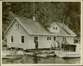 Service at Mrs. Lane's floating home