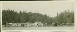 Oscar Johnston’s fishing camp on the move at Seymour Inlet