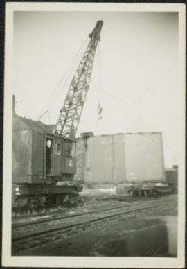 Crane at Railway Tracks