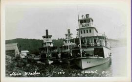 Three Sternwheelers in Quesnel, BC