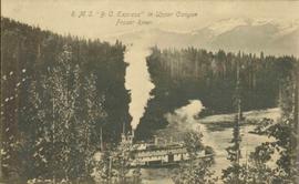 BC Express in Upper Canyon, Fraser River, BC