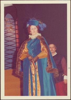 Rosemary Gilbert in Costume as Queen Elizabeth