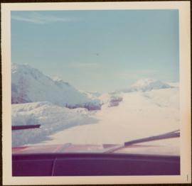 Snow along Highway 16 and the Skeena, ca. 1976