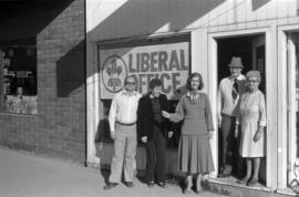 Iona Campagnolo at Liberal office in Smithers