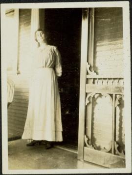 Woman on Front Porch