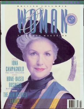 Front Cover of British Columbia Woman To Woman Magazine, July 1992