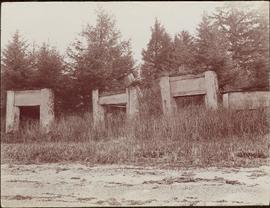 Haida tombs in Masset, Queen Charlotte Islands, BC
