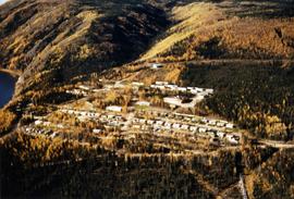 Aerial view of Clinton Creek residential area