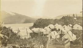 Tent settlement in Vickersville