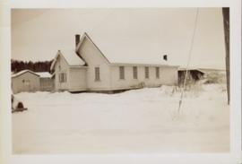 Knox United Church, Giscome in winter