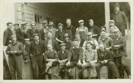 Group photo of working men in Prince Rupert BC
