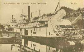 The SS Operator and Conveyor at Fort George, BC