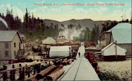 View from wharf of Grand Trunk Pacific Railway, Prince Rupert, BC