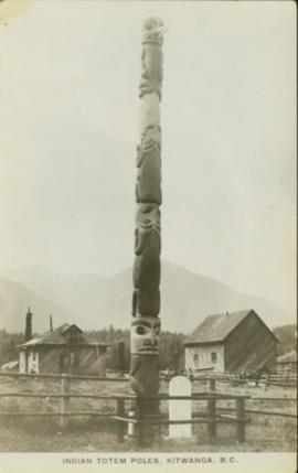 Indian Totem Poles, Kitwanga, BC