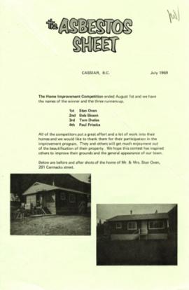The Asbestos Sheet July 1969