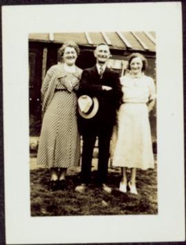 Sarah & H.F. Glassey with Woman named Hodges