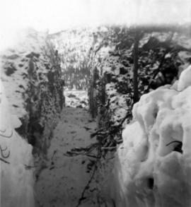 Manager's Photos - Trench Through Snowbank at Mill