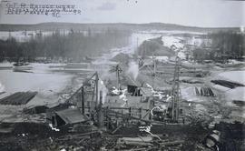 G.T.P. Bridge Work Across Nechaco River Fort Fraser B.C