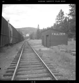 CPR Kettle Valley Railway line at Faulder, BC