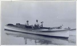 Two men in B.C. Forest Service Patrol Boats