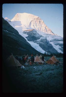 Camp and Mt. Robson