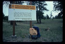 Chilcotin Wildlife Management Area Sign