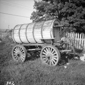 Old water wagon on Lulu Island