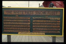 White Pass Snow Fleet Sign in Skagway