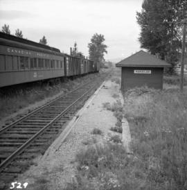 Koksilah depot of the Esquimalt and Nanaimo Railway