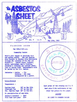 The Asbestos Sheet May 1963