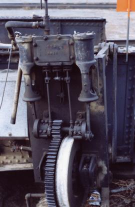 Engine near a turntable in Kamloops