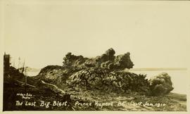 Prince Rupert site during the great "last blast"