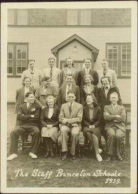 Staff Princeton Schools 1939