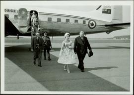 Princess Margaret arriving in Prince George